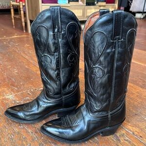 Dan Post Black Cowgirl Boots 8.5
